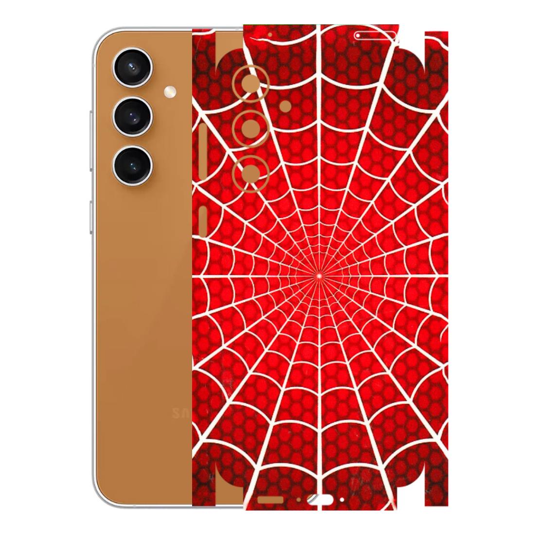 Samsung A/S Series Phone Skins (All Models) - Classic Spidey Web - 3D Embossed Finish (L-115) Samsung Galaxy S23 FE (5G)