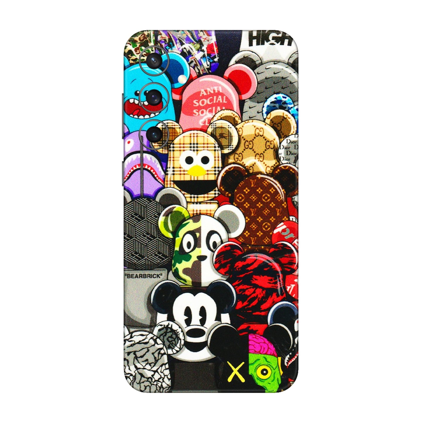 Samsung A/S Series Phone Skins (All Models) - More Mickey Mouses - 3D Embossed Finish (L-118) Samsung Galaxy S23 FE (5G)