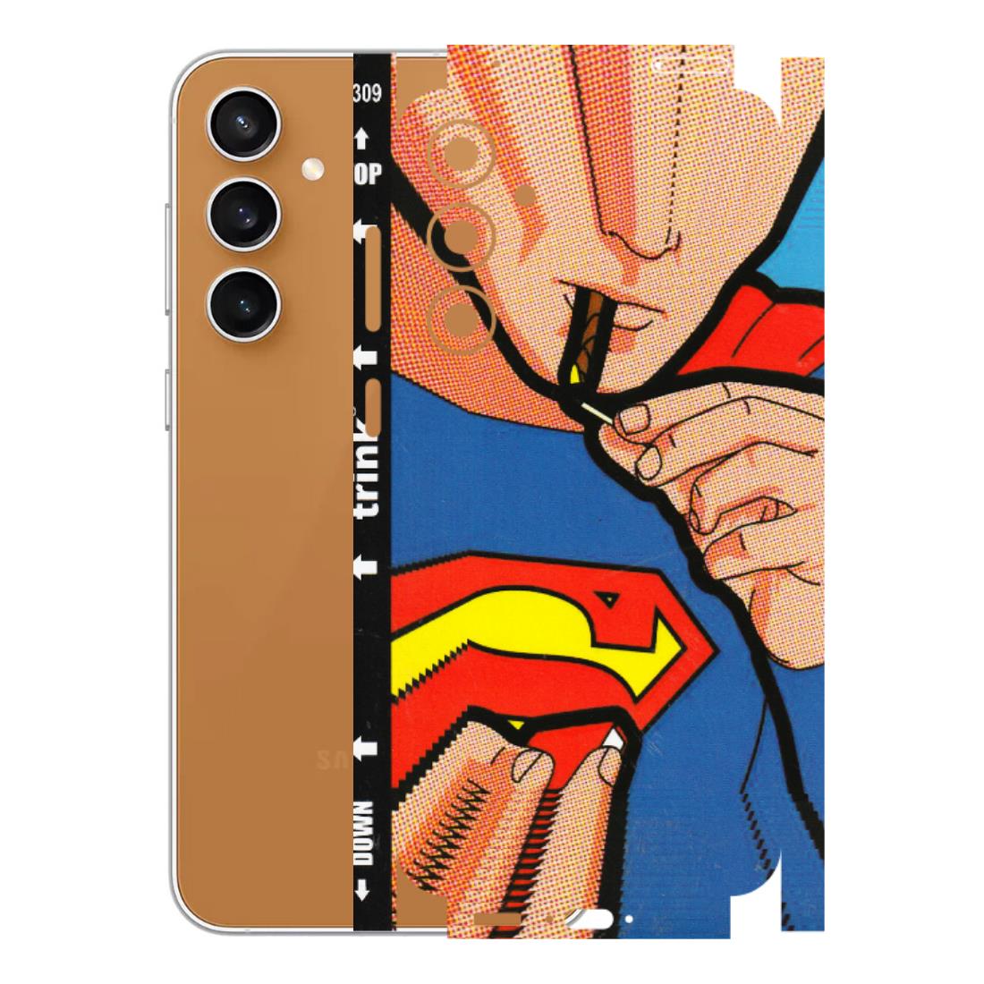 Samsung A/S Series Phone Skins (All Models) - Superman Sutta - 3D Embossed Finish (L-130) Samsung Galaxy S23 FE (5G)