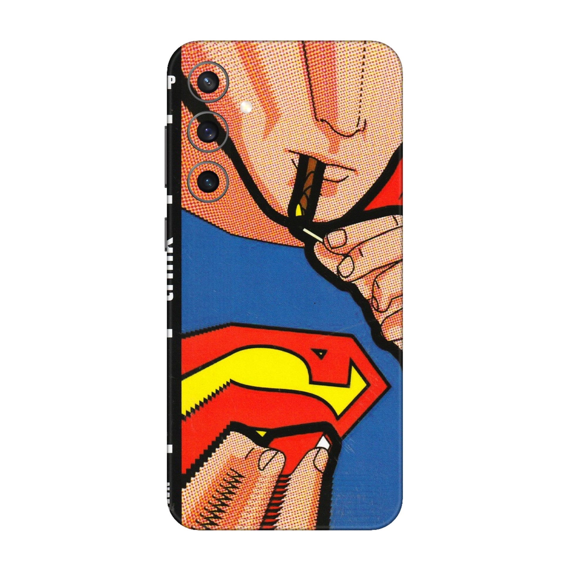 Samsung A/S Series Phone Skins (All Models) - Superman Sutta - 3D Embossed Finish (L-130) Samsung Galaxy S23 FE (5G)