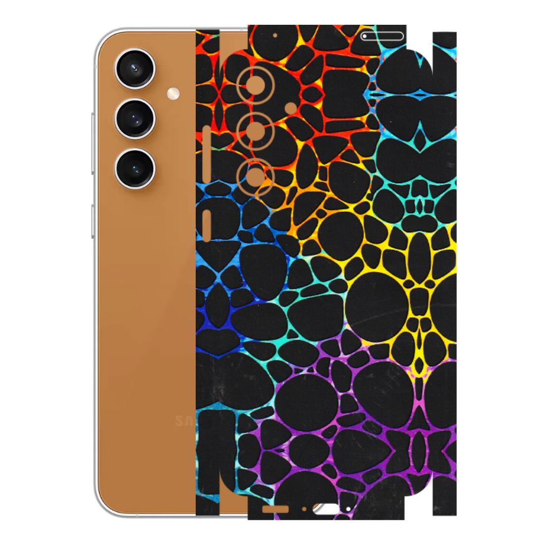Samsung A/S Series Phone Skins (All Models) - Abstract Art MultiColour - 3D Embossed Finish (L-133) Samsung Galaxy S23 FE (5G)