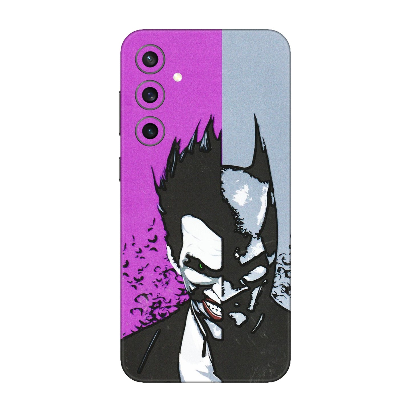 Samsung A/S Series Phone Skins (All Models) - Batman & Joker - 3D Embossed Finish (L-143) Samsung Galaxy S23 FE (5G)