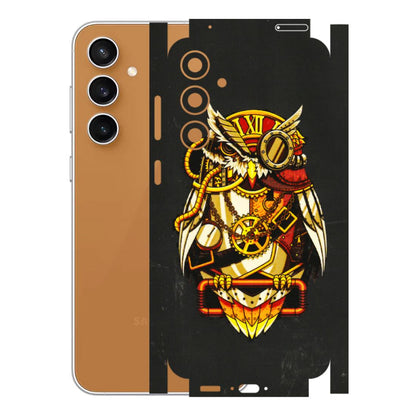 Samsung A/S Series Phone Skins (All Models) - Classy Smart Owl - 3D Embossed Finish (L-144) Samsung Galaxy S23 FE (5G)