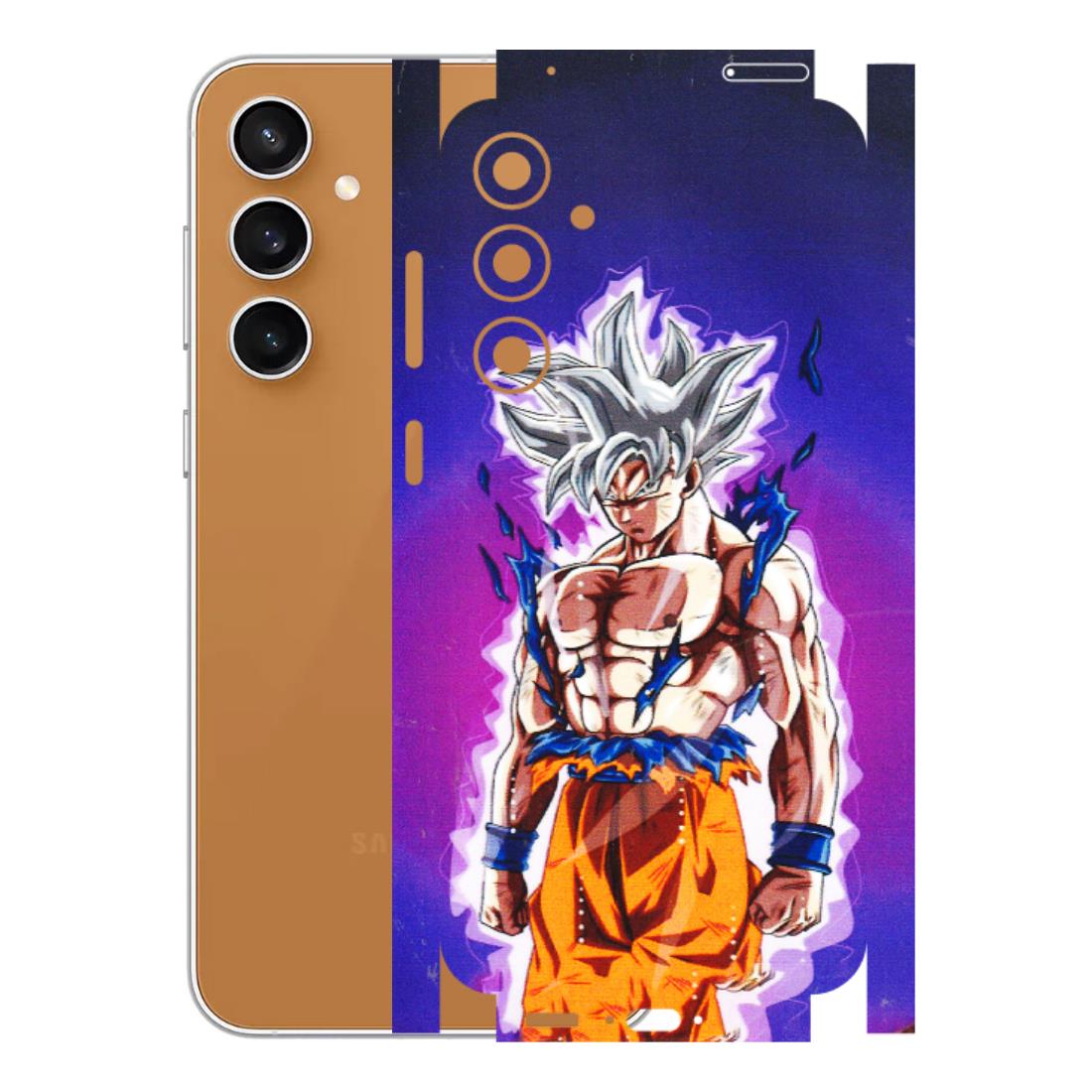 Samsung A/S Series Phone Skins (All Models) - Goku Purple Anime - 3D Embossed Finish (L-147) Samsung Galaxy S23 FE (5G)