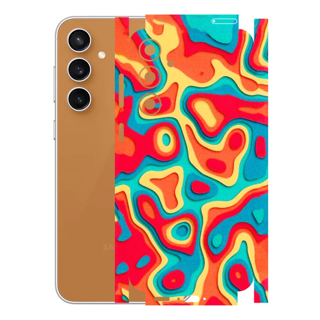Samsung A/S Series Phone Skins (All Models) - Abstract Swirl - 3D Embossed Finish (L-150) Samsung Galaxy S23 FE (5G)