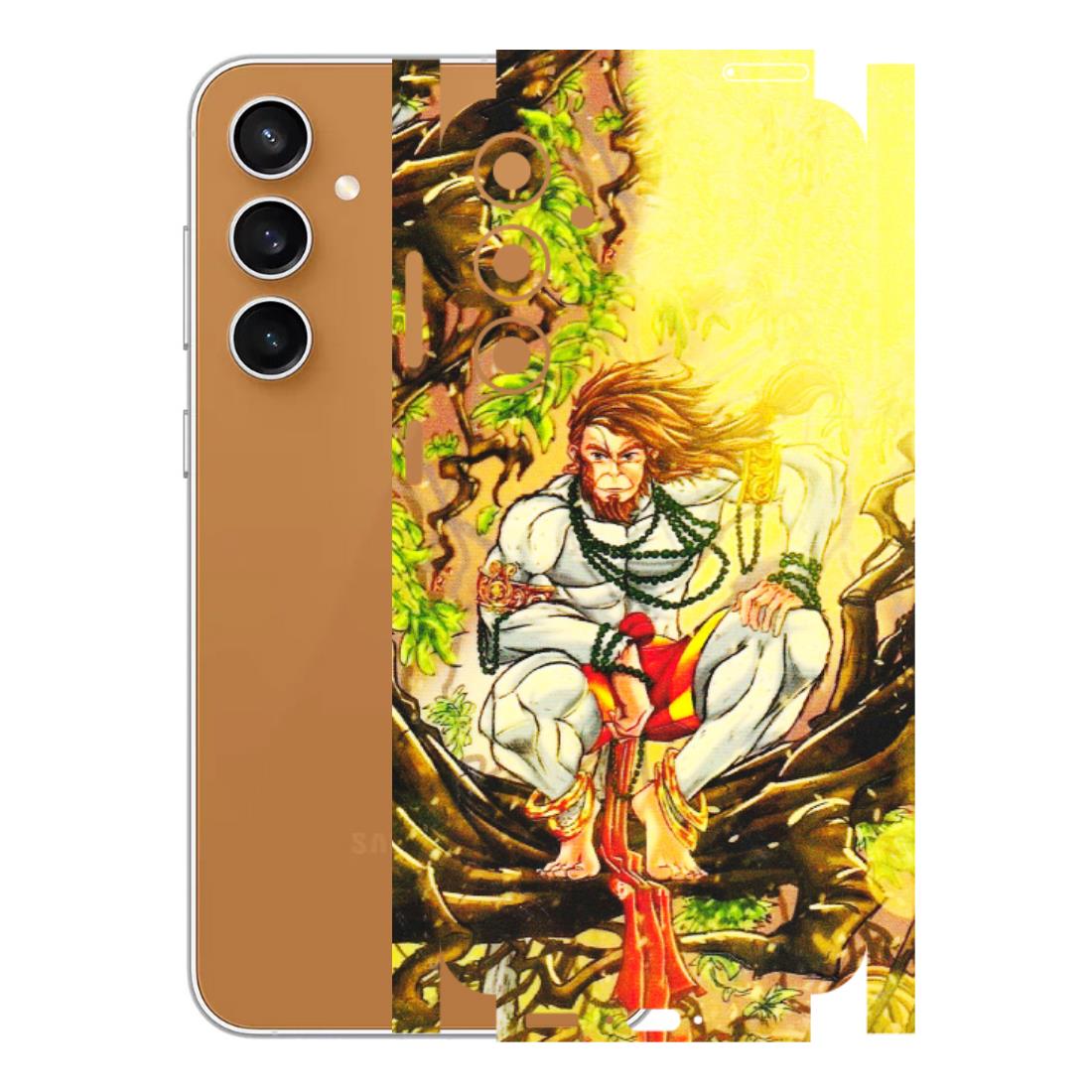 Samsung A/S Series Phone Skins (All Models) - Lord Hanuman - 3D Embossed Finish (L-152) Samsung Galaxy S23 FE (5G)