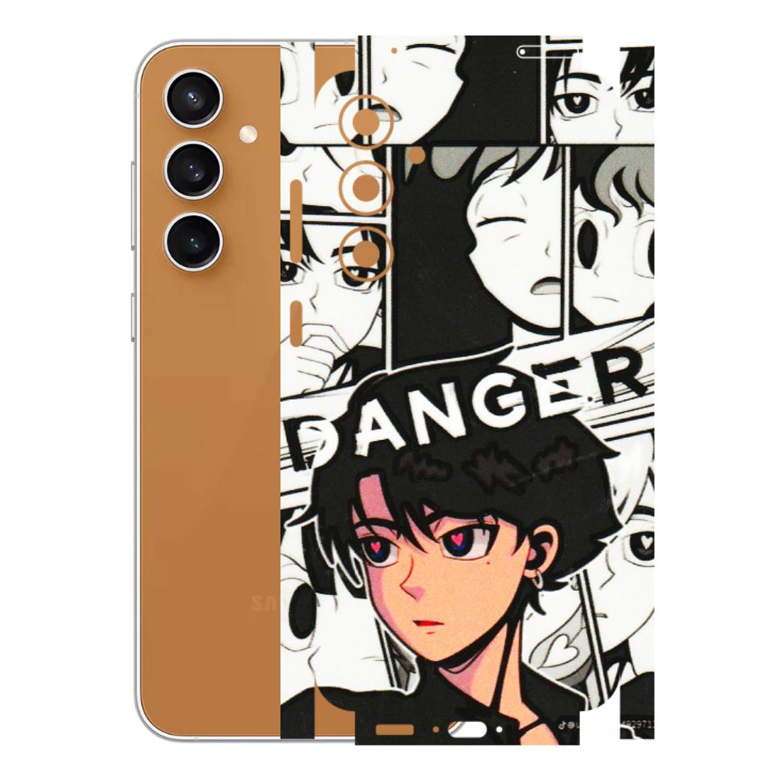 Samsung A/S Series Phone Skins (All Models) - Danger Anime - 3D Embossed Finish (L-155) Samsung Galaxy S23 FE (5G)
