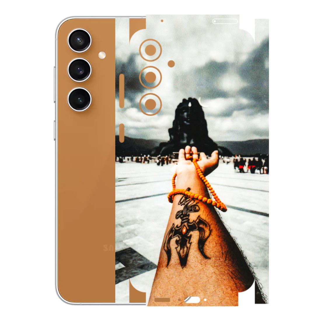 Samsung A/S Series Phone Skins (All Models) - Jai Adiyogi Mahakaal - 3D Embossed Finish (L-164) Samsung Galaxy S23 FE (5G)