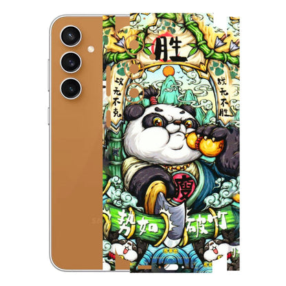 Samsung A/S Series Phone Skins (All Models) - Royal Rich Panda - 3D Embossed Finish (L-170) Samsung Galaxy S23 FE (5G)