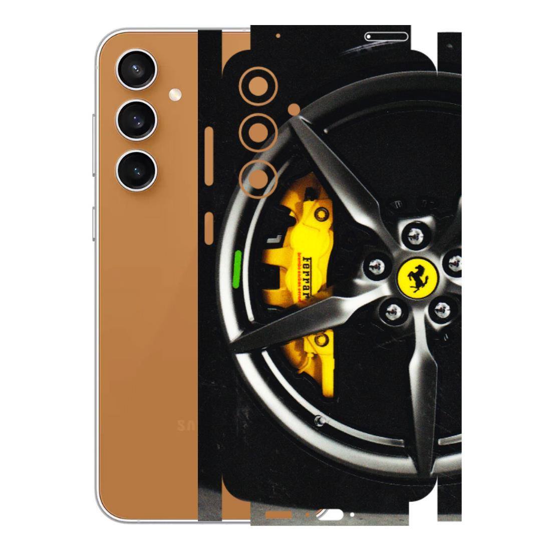 Samsung A/S Series Phone Skins (All Models) - Ferrari Wheel Alloy - 3D Embossed Finish (L-173) Samsung Galaxy S23 FE (5G)