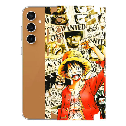 Samsung A/S Series Phone Skins (All Models) - Luffy Anime - 3D Embossed Finish (L-177) Samsung Galaxy S23 FE (5G)