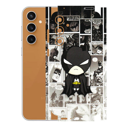 Samsung A/S Series Phone Skins (All Models) - Toon Batman - 3D Embossed Finish (L-182) Samsung Galaxy S23 FE (5G)