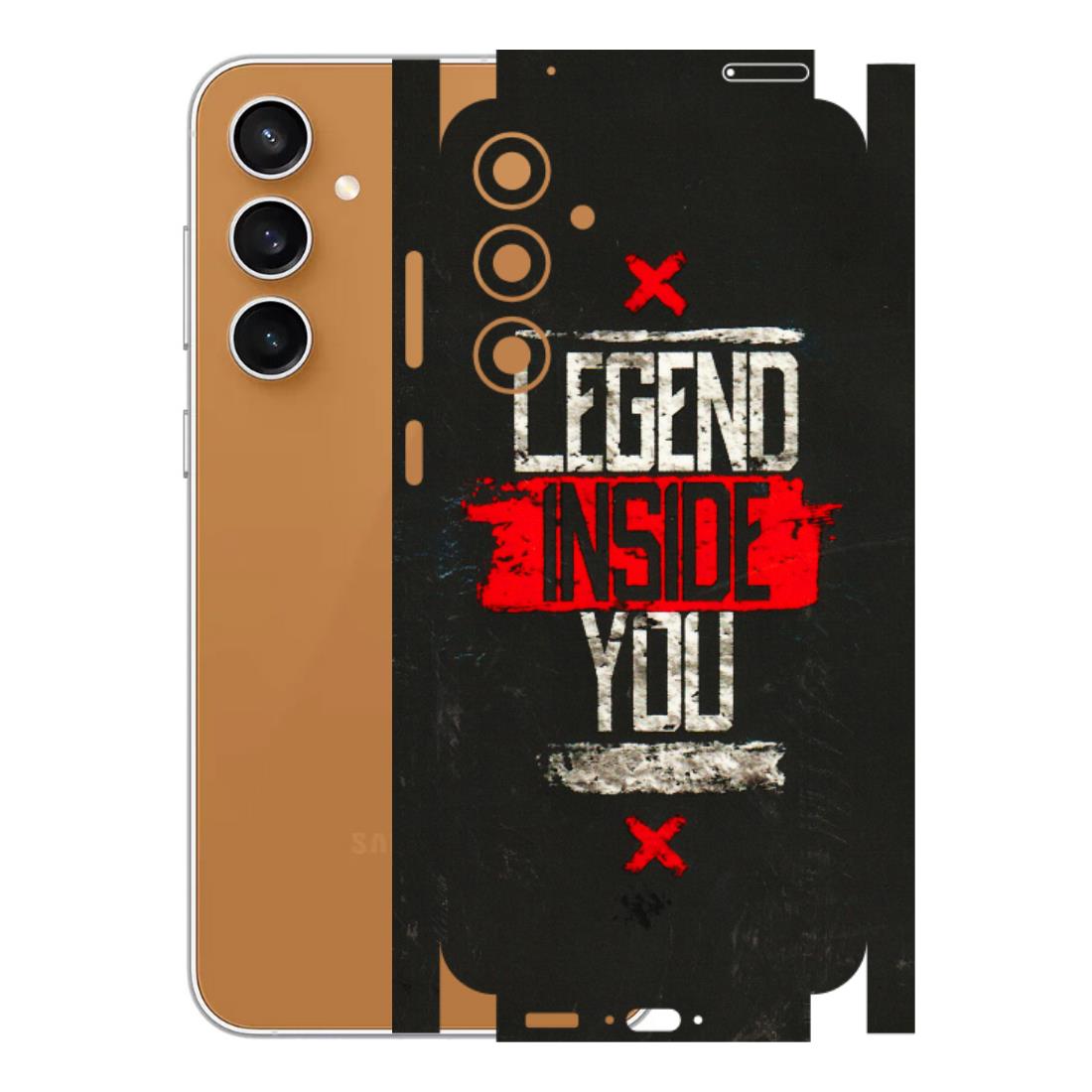 Samsung A/S Series Phone Skins (All Models) - Legend Inside You - 3D Embossed Finish (L-186) Samsung Galaxy S23 FE (5G)