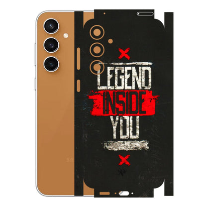 Samsung A/S Series Phone Skins (All Models) - Legend Inside You - 3D Embossed Finish (L-186) Samsung Galaxy S23 FE (5G)