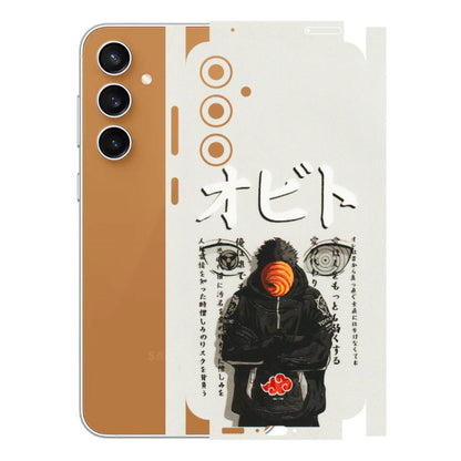 Samsung A/S Series Phone Skins (All Models) - Obito Anime Eye - 3D Embossed Finish (L-19) Samsung Galaxy S23 FE (5G)