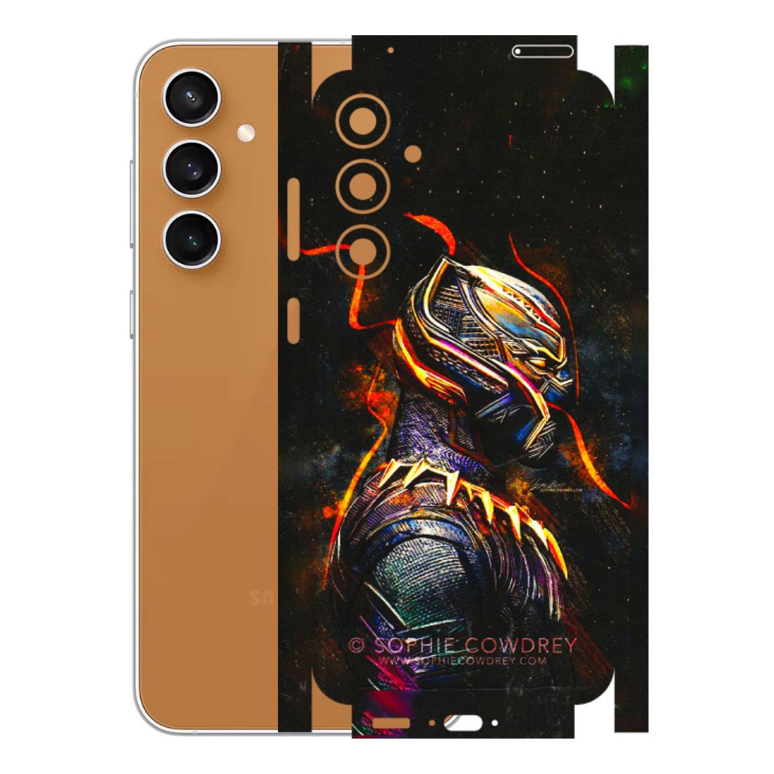 Samsung A/S Series Phone Skins (All Models) - Black Panther - 3D Embossed Finish (L-190) Samsung Galaxy S23 FE (5G)