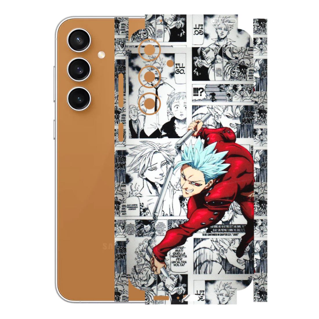 Samsung A/S Series Phone Skins (All Models) - Anime Comic - 3D Embossed Finish (L-192) Samsung Galaxy S23 FE (5G)