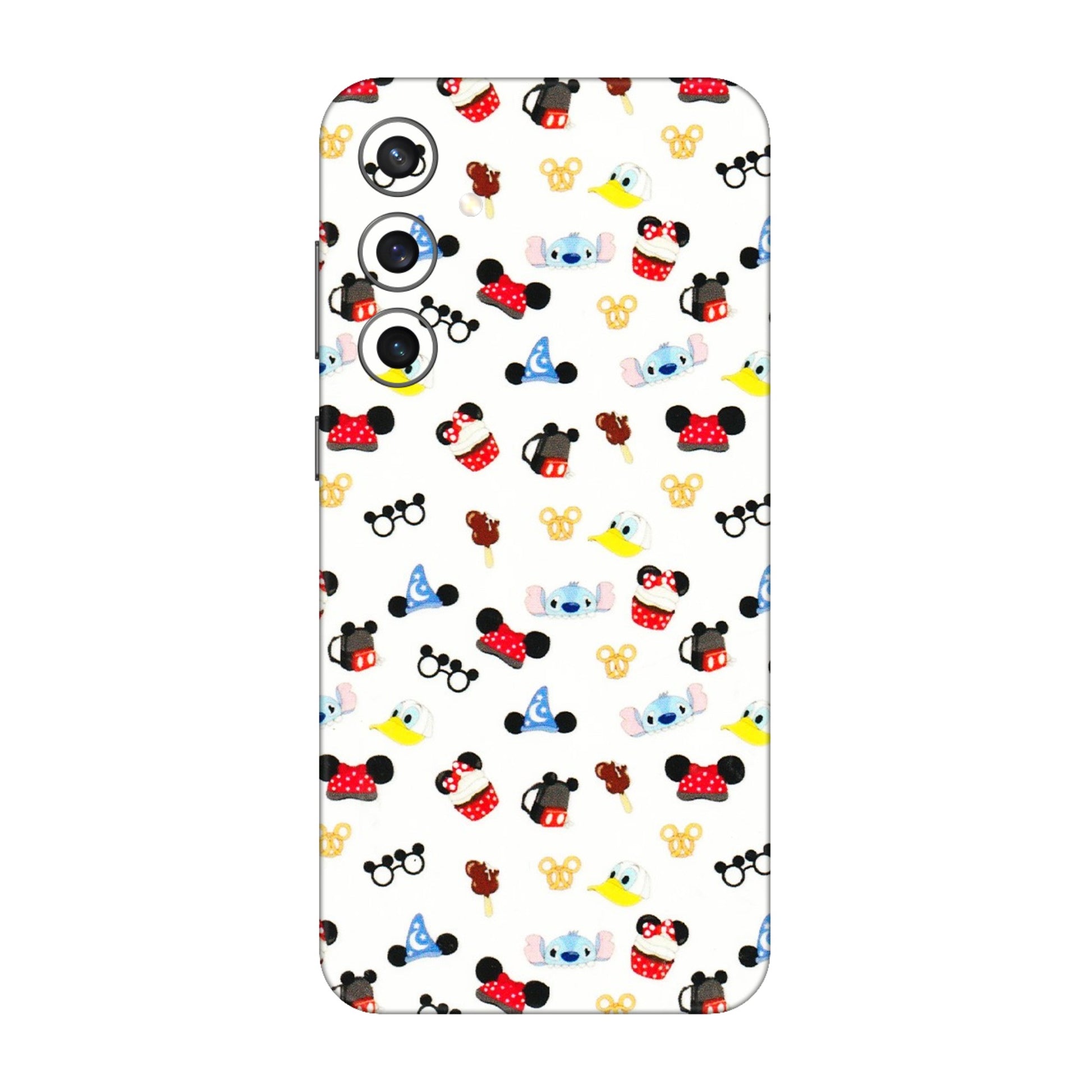 Samsung A/S Series Phone Skins (All Models) - Minnie Mouse & Donald Doodles s - 3D Embossed Finish (L-194) Samsung Galaxy S23 FE (5G)