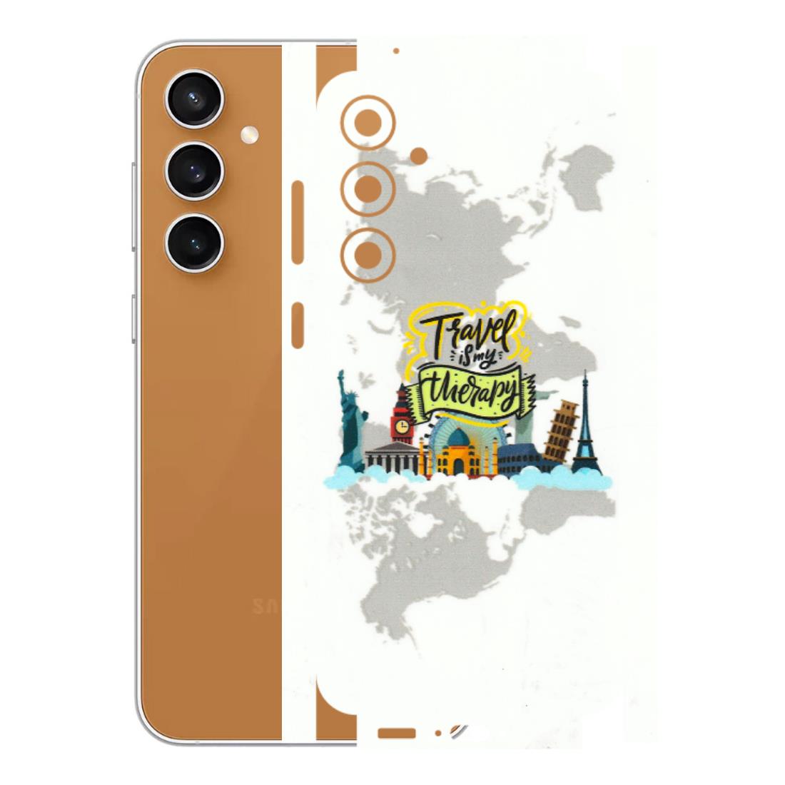 Samsung A/S Series Phone Skins (All Models) - Travel Therapy - 3D Embossed Finish (L-199) Samsung Galaxy S23 FE (5G)