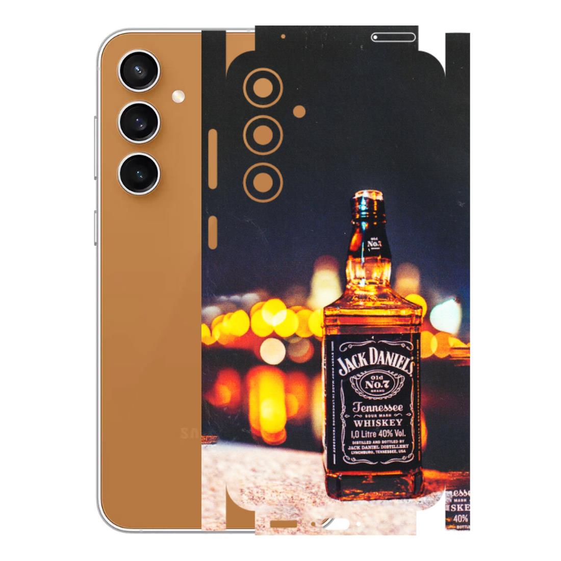 Samsung A/S Series Phone Skins (All Models) - JD Whiskey Bottle - 3D Embossed Finish (L-20) Samsung Galaxy S23 FE (5G)