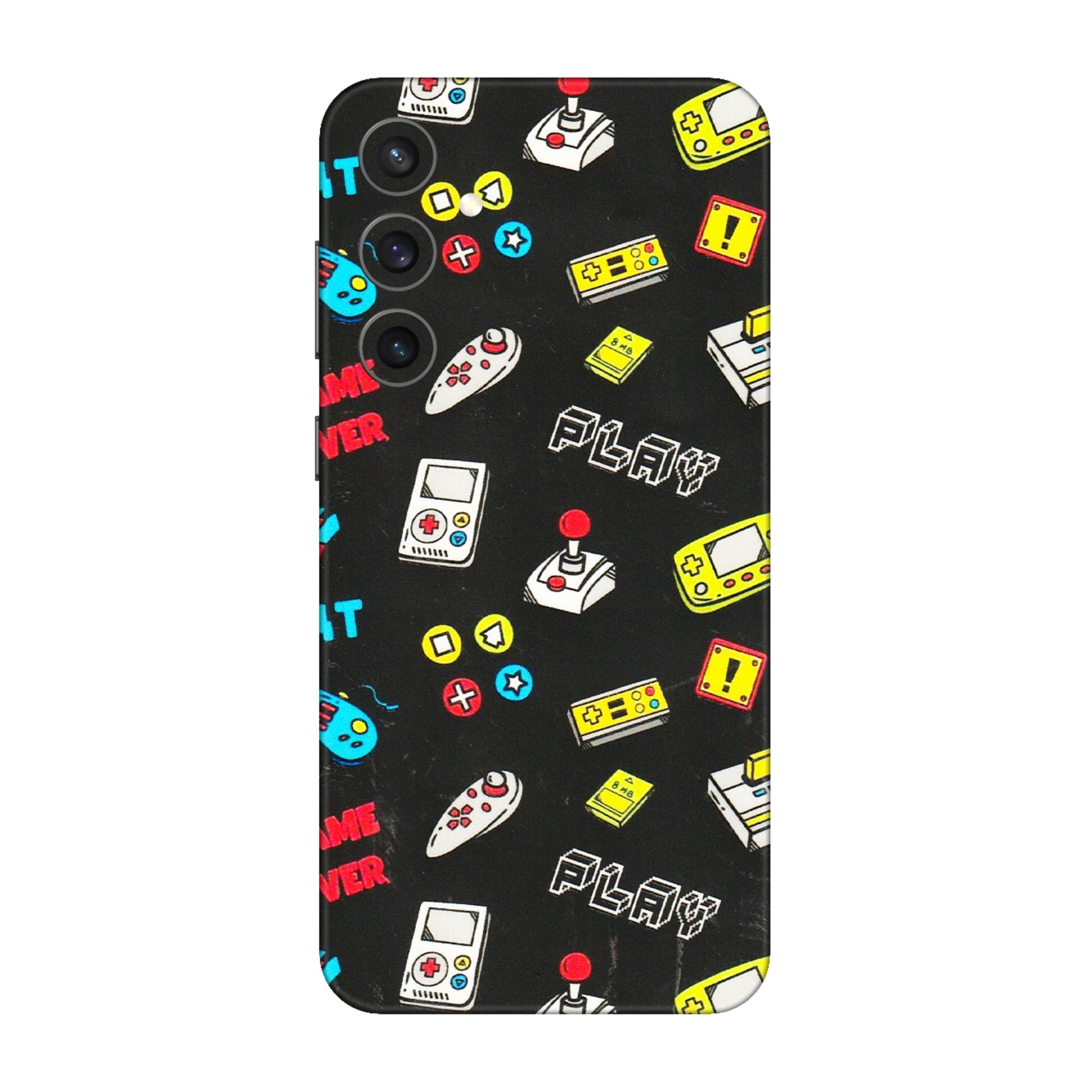Samsung A/S Series Phone Skins (All Models) - Gaming Doodles - 3D Embossed Finish (L-224) Samsung Galaxy S23 FE (5G)
