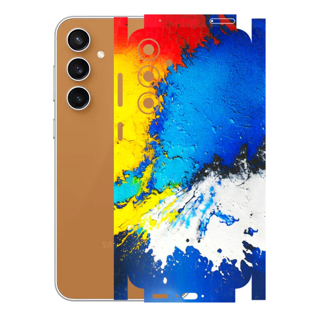 Samsung A/S Series Phone Skins (All Models) - Acrylic Paint Spill - 3D Embossed Finish (L-229) Samsung Galaxy S23 FE (5G)