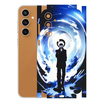 Samsung A/S Series Phone Skins (All Models) - Satoru Gojo Dark Blue - 3D Embossed Finish (L-235) Samsung Galaxy S23 FE (5G)