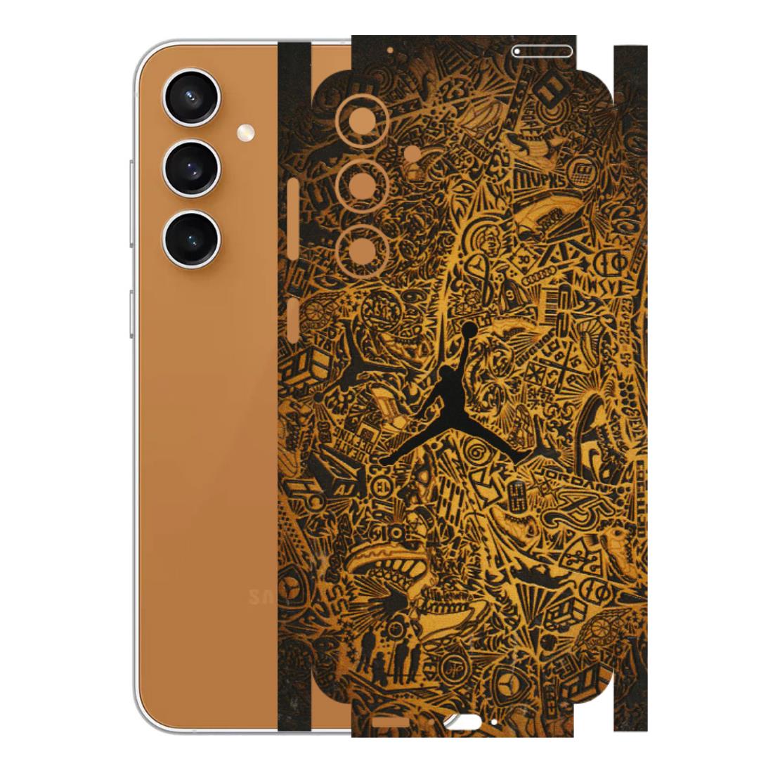 Samsung A/S Series Phone Skins (All Models) - Premium Gold Basketball Player - 3D Embossed Finish (L-236) Samsung Galaxy S23 FE (5G)