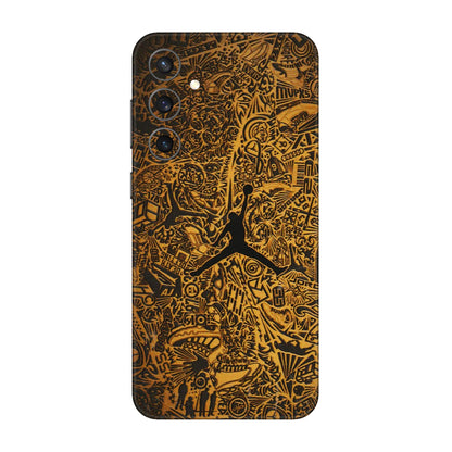 Samsung A/S Series Phone Skins (All Models) - Premium Gold Basketball Player - 3D Embossed Finish (L-236) Samsung Galaxy S23 FE (5G)