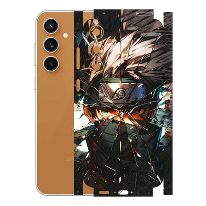 Samsung A/S Series Phone Skins (All Models) - Kakashi Shattered Glass Effect - 3D Embossed Finish (L-237) Samsung Galaxy S23 FE (5G)