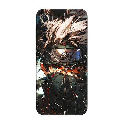 Samsung A/S Series Phone Skins (All Models) - Kakashi Shattered Glass Effect - 3D Embossed Finish (L-237) Samsung Galaxy S23 FE (5G)