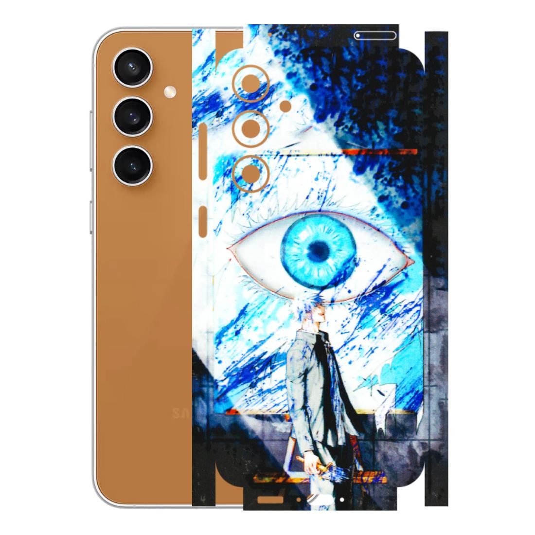 Samsung A/S Series Phone Skins (All Models) - Gojo Satoru evil eye - 3D Embossed Finish (L-239) Samsung Galaxy S23 FE (5G)