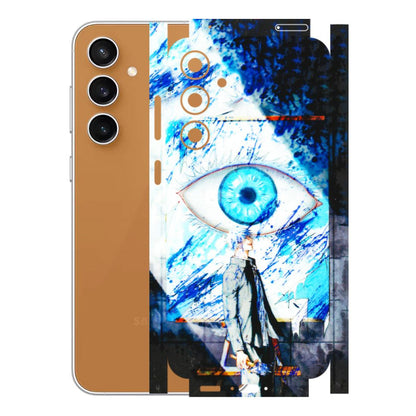 Samsung A/S Series Phone Skins (All Models) - Gojo Satoru evil eye - 3D Embossed Finish (L-239) Samsung Galaxy S23 FE (5G)