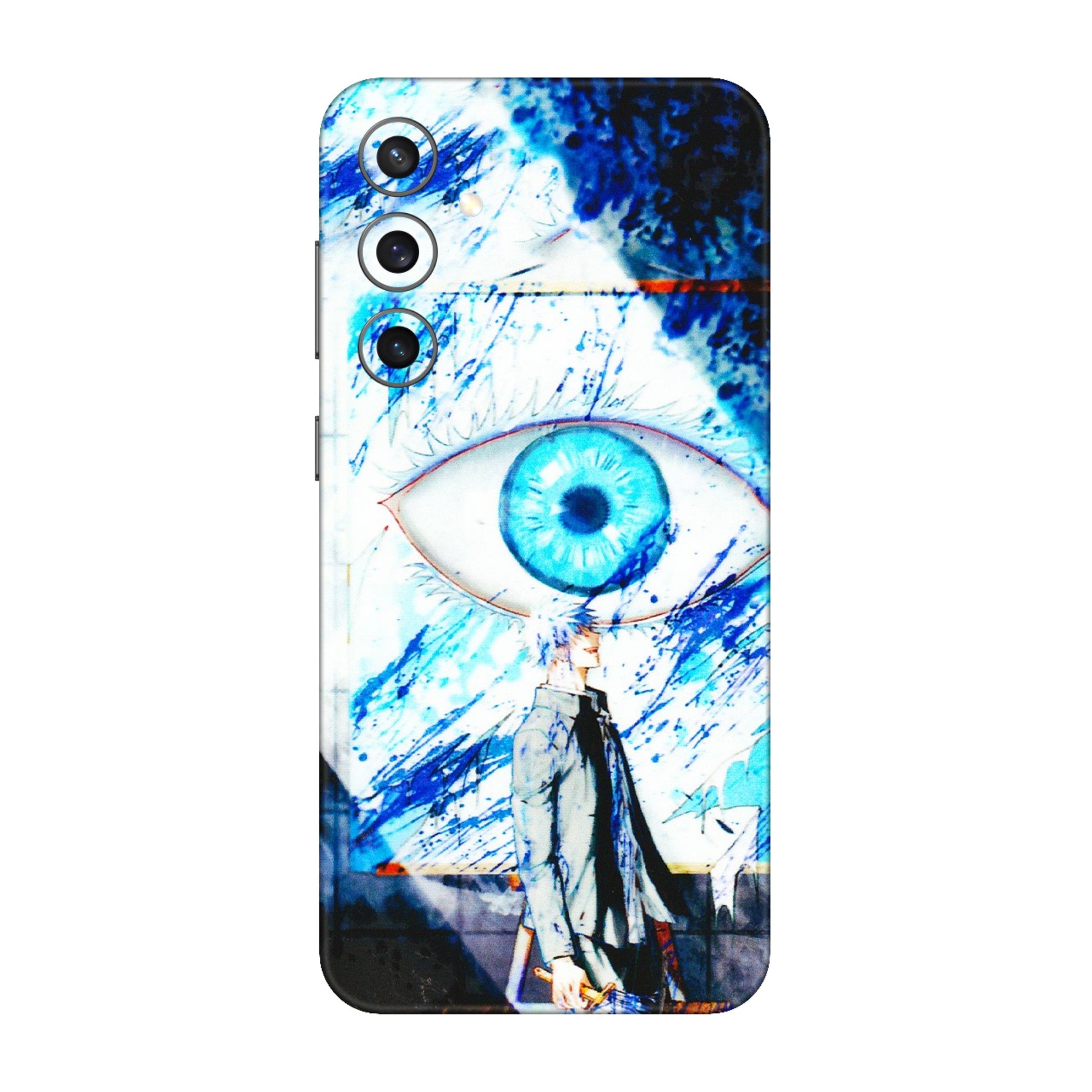 Samsung A/S Series Phone Skins (All Models) - Gojo Satoru evil eye - 3D Embossed Finish (L-239) Samsung Galaxy S23 FE (5G)