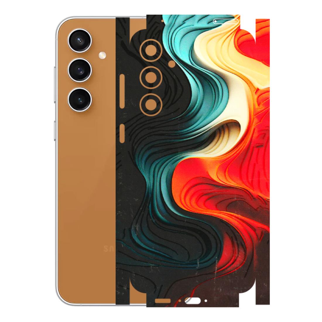 Samsung A/S Series Phone Skins (All Models) - The Silky Swirl - 3D Embossed Finish (L-240) Samsung Galaxy S23 FE (5G)