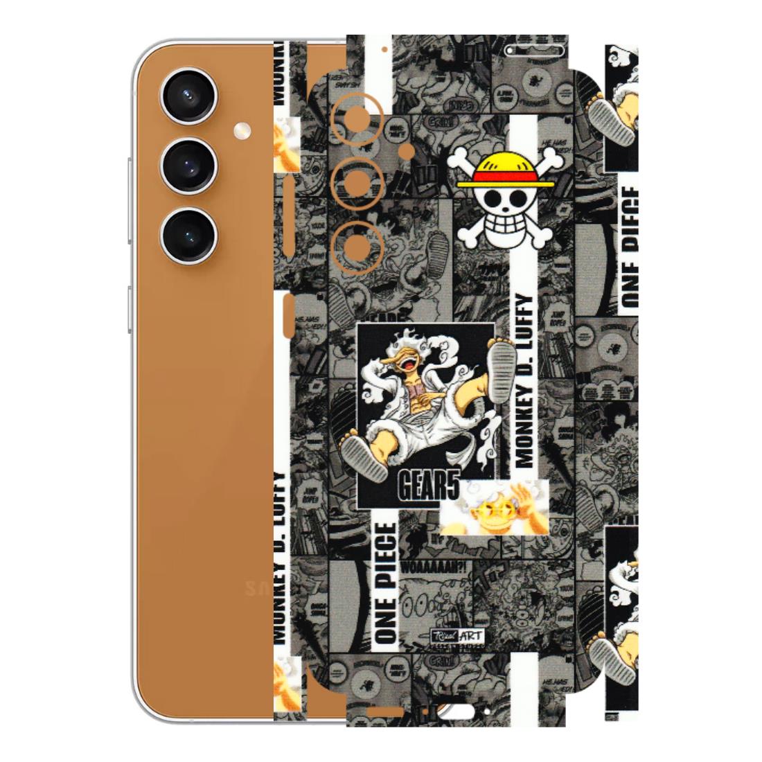 Samsung A/S Series Phone Skins (All Models) - Cuffy Anime MonkeyCamic - 3D Embossed Finish (L-242) Samsung Galaxy S23 FE (5G)