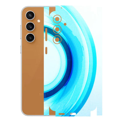 Samsung A/S Series Phone Skins (All Models) - The Blue Curve - 3D Embossed Finish (L-244) Samsung Galaxy S23 FE (5G)
