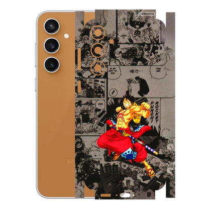 Samsung A/S Series Phone Skins (All Models) - One Piece Rocket Punch Manga - 3D Embossed Finish (L-25) Samsung Galaxy S23 FE (5G)