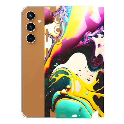 Samsung A/S Series Phone Skins (All Models) - Multicolor Abstract pattern - 3D Embossed Finish (L-254) Samsung Galaxy S23 FE (5G)