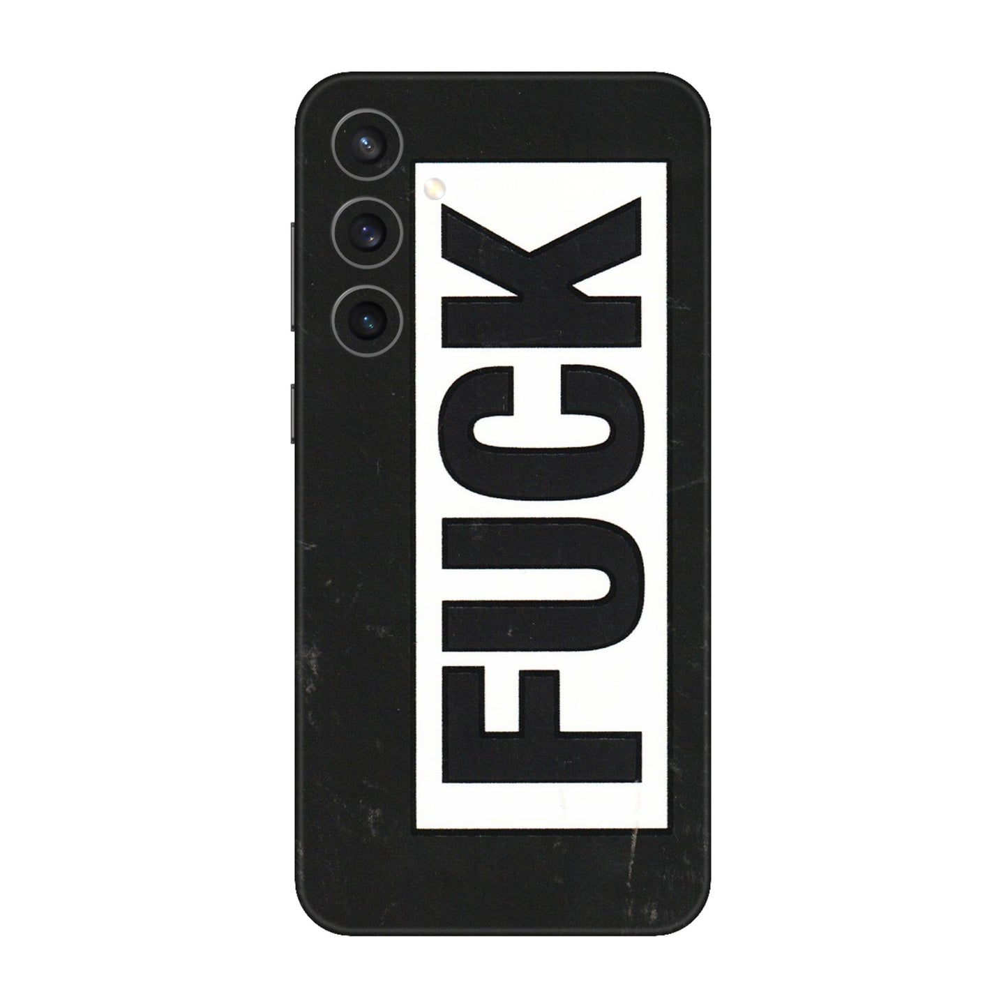 Samsung A/S Series Phone Skins (All Models) - The F Word - 3D Embossed Finish (L-255) Samsung Galaxy S23 FE (5G)