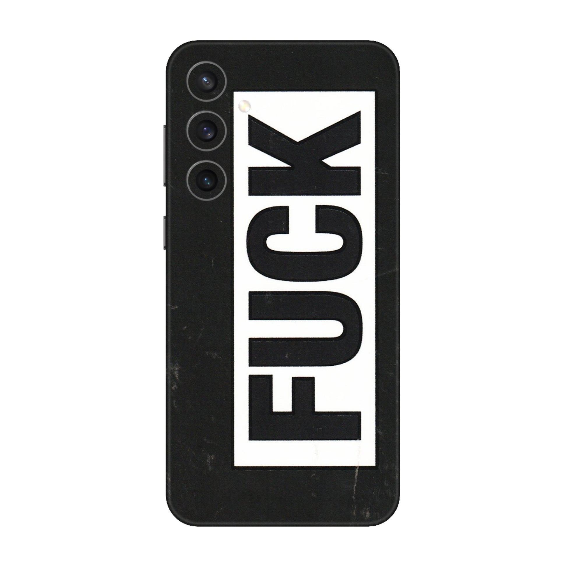 Samsung A/S Series Phone Skins (All Models) - The F Word - 3D Embossed Finish (L-255) Samsung Galaxy S23 FE (5G)