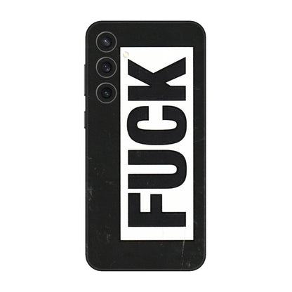 Samsung A/S Series Phone Skins (All Models) - The F Word - 3D Embossed Finish (L-255) Samsung Galaxy S23 FE (5G)