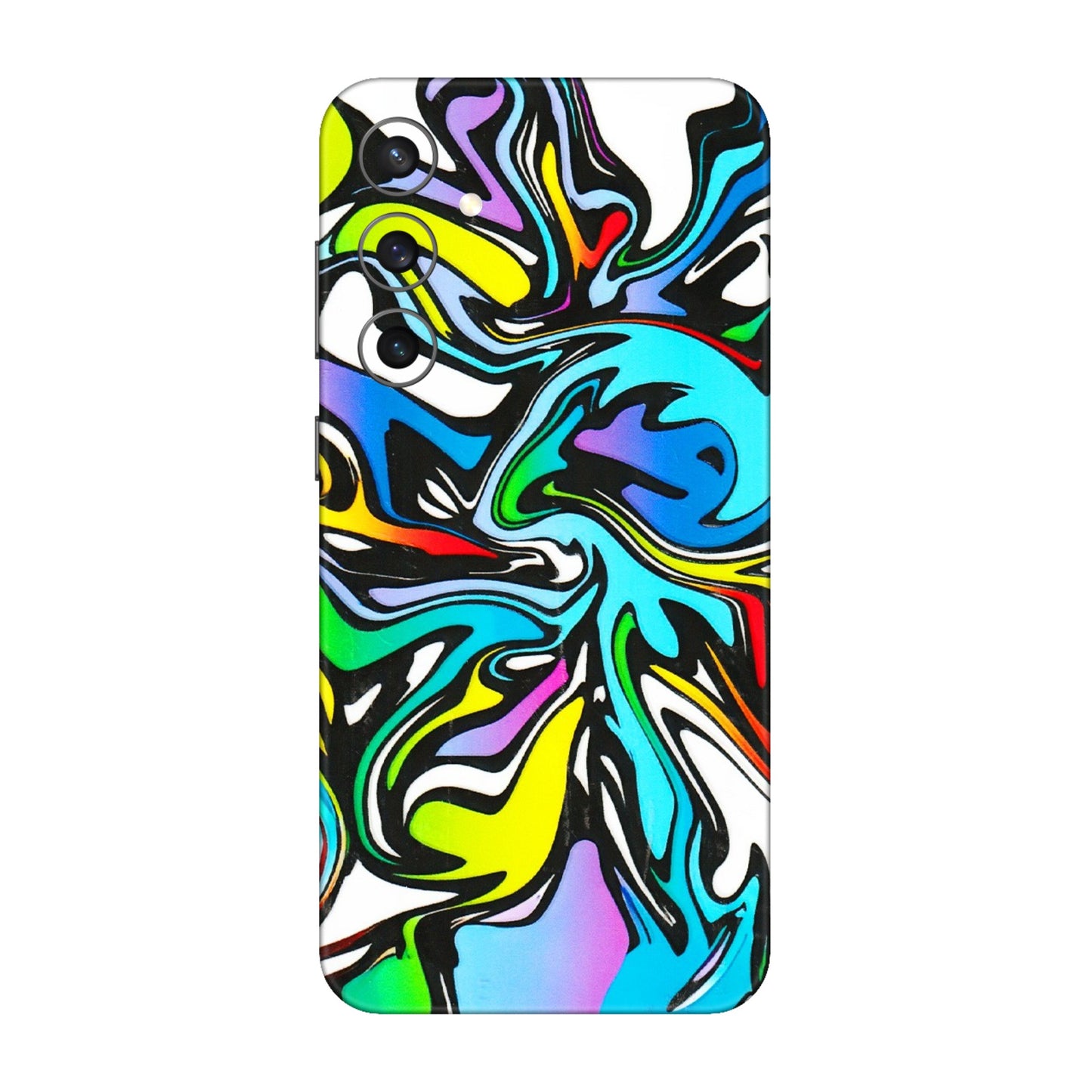 Samsung A/S Series Phone Skins (All Models) - Abstract Colour Paints - 3D Embossed Finish (L-271) Samsung Galaxy S23 FE (5G)