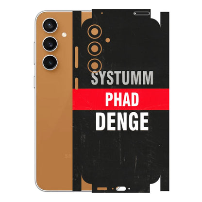 Samsung A/S Series Phone Skins (All Models) - Systumm Phad Denge - 3D Embossed Finish (L-278) Samsung Galaxy S23 FE (5G)