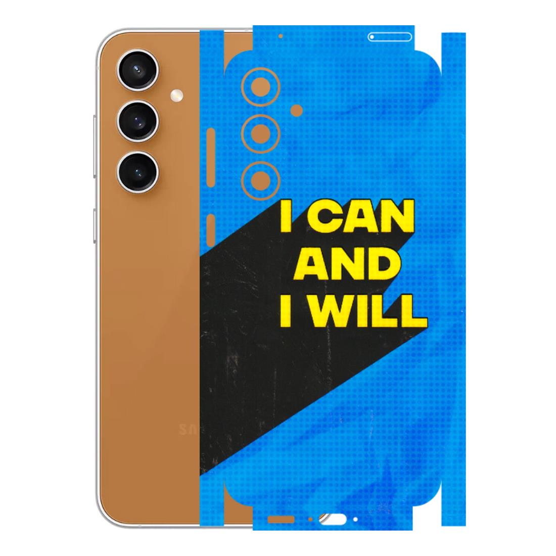 Samsung A/S Series Phone Skins (All Models) - I Can And I Will - 3D Embossed Finish (L-281) Samsung Galaxy S23 FE (5G)