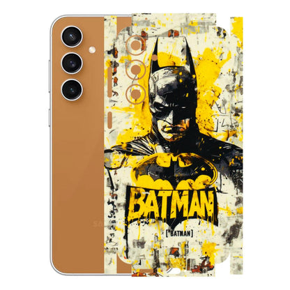 Samsung A/S Series Phone Skins (All Models) - Batman Yellow BT - 3D Embossed Finish (L-304) Samsung Galaxy S23 FE (5G)