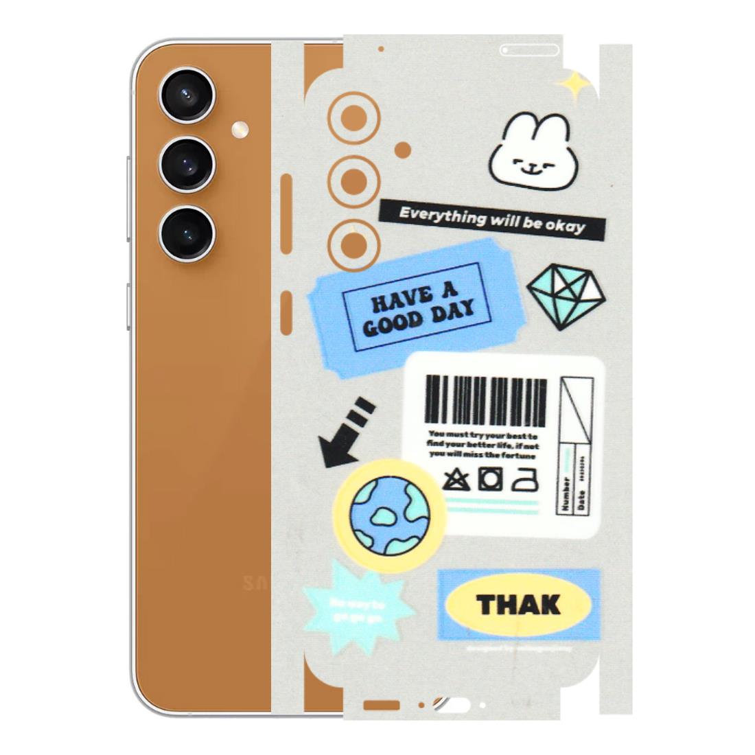 Samsung A/S Series Phone Skins (All Models) - Will Be Okay Design - 3D Embossed Finish (L-316) Samsung Galaxy S23 FE (5G)