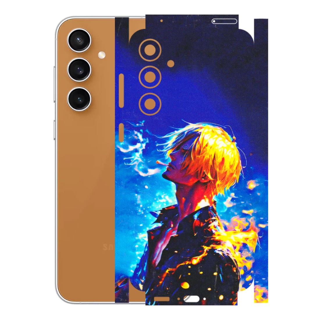 Samsung A/S Series Phone Skins (All Models) - Sanji Vinsmoke One Piece - 3D Embossed Finish (L-319) Samsung Galaxy S23 FE (5G)