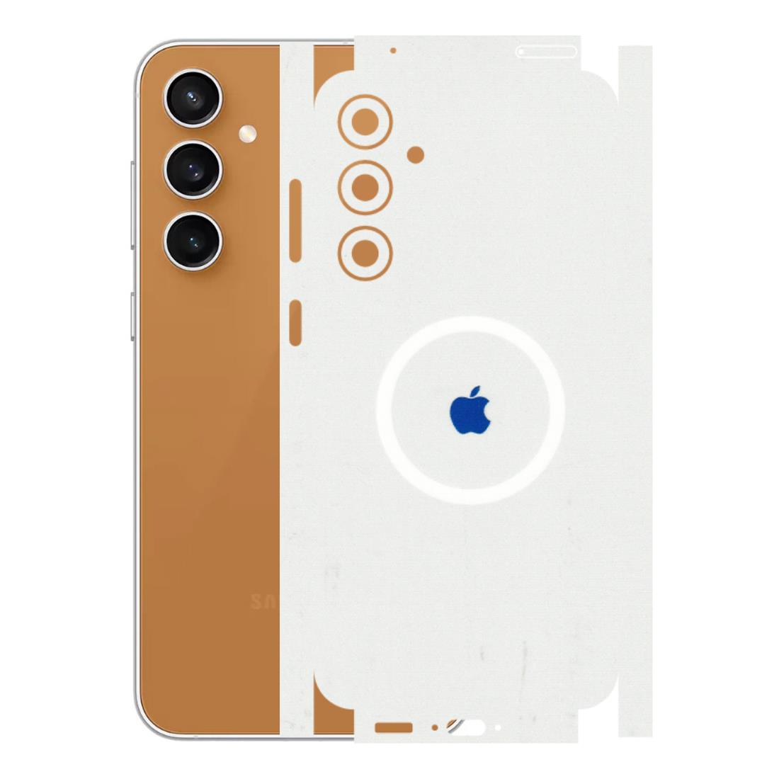 Samsung A/S Series Phone Skins (All Models) - iPhone Magsafe Logo - 3D Embossed Finish (L-320) Samsung Galaxy S23 FE (5G)