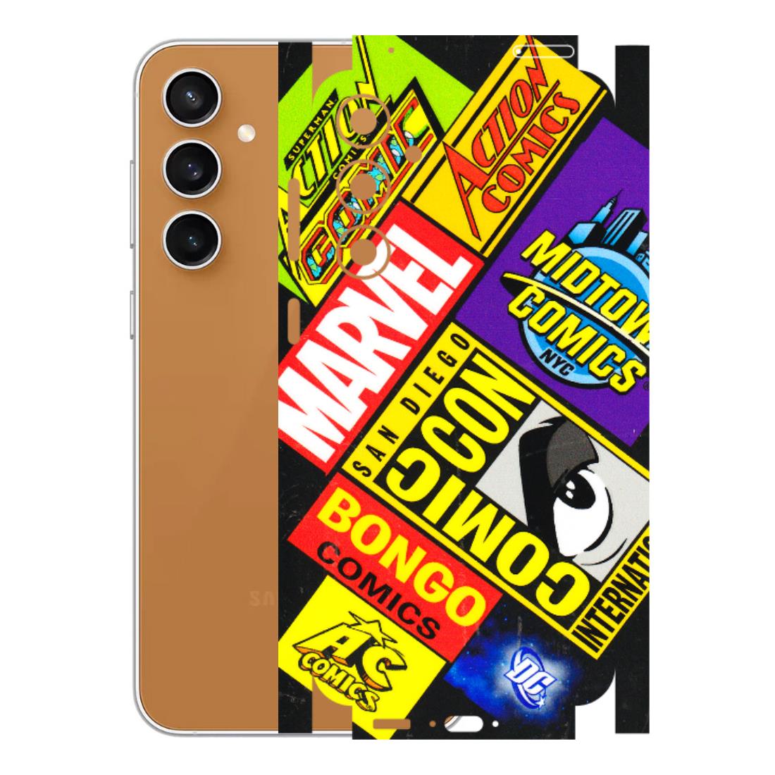 Samsung A/S Series Phone Skins (All Models) - Bongo Comic Con - 3D Embossed Finish (L-325) Samsung Galaxy S23 FE (5G)